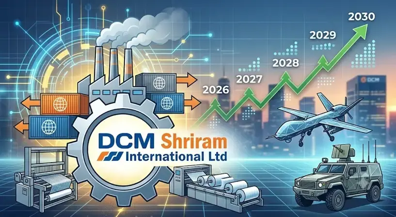 DCM Shriram International Share Price Target 2026–2030 and Full Analysis